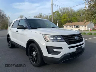 2016 Ford Utility Police Interceptor with VIN 1FM5K8AR2GGC91898, listed as a Copart auction lot 55389185 with 189,162 mi miles and Clean Title. Bid and sale history available at carsss.com. Image 1.
