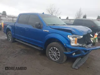 2018 Ford F-150 XL with VIN 1FTEW1EP9JFC26472, listed as a IAAI auction lot 41937266 with 65,415 mi miles. Bid and sale history available at carsss.com. Image 1.