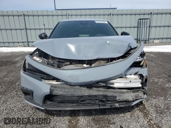 2022 Honda Civic Sedan Sport with VIN 2HGFE2F54NH101802, listed as a Copart auction lot 52187435 with 177,256 mi miles and Salvage Title. Bid and sale history available at carsss.com. Image 5.