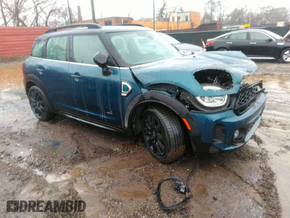2022 MINI Countryman Cooper S with VIN WMZ83BR06N3N39575, listed as a IAAI auction lot 41477701 with 33,435 mi miles and . Bid and sale history available at DreamBid. Image 1.