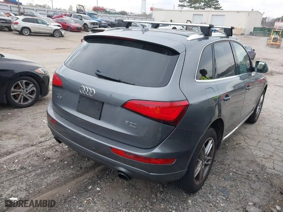 2013 Audi Q5 Premium Plus with VIN WA1LFAFP7DA046960, listed as a IAAI auction lot 41689911 with 117,900 mi miles. Bid and sale history available at carsss.com. Image 4.