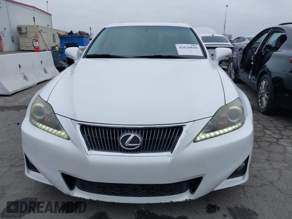 2012 Lexus IS 250 with VIN JTHBF5C26C5170533, listed as a IAAI auction lot 42020810 with 161,611 mi miles and . Bid and sale history available at DreamBid. Image 12.