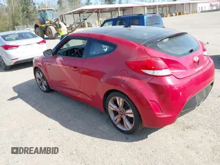 2012 Hyundai Veloster w/Black Int with VIN KMHTC6AD4CU077164, listed as a IAAI auction lot 42053970 with 122,657 mi miles. Bid and sale history available at carsss.com. Image 3.