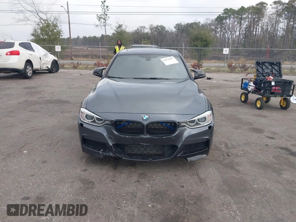 2014 BMW 3 Series 335i with VIN WBA3A9C56EF479564, listed as a IAAI auction lot 41578397 with 136,637 mi miles. Bid and sale history available at carsss.com. Image 12.