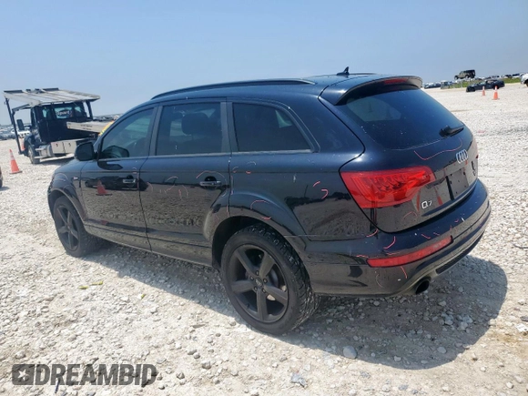 2015 Audi Q7 S line Prestige with VIN WA1DGAFE1FD032439, listed as a Copart auction lot 59705535 with 78,438 mi miles and Salvage title. Bid and sale history available at DreamBid. Image 2.