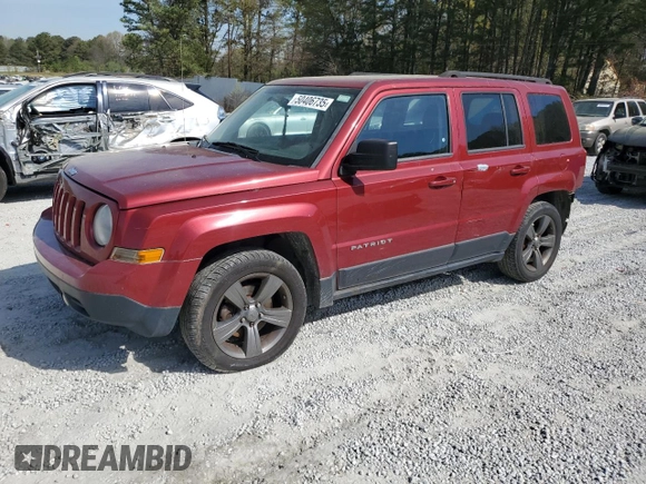 2014 Jeep Patriot Latitude with VIN 1C4NJPFA0ED856877, listed as a Copart auction lot 50406735 with 154,788 mi miles and Salvage Title. Bid and sale history available at carsss.com. Image 1.