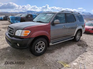 2003 Toyota Sequoia SR5 with VIN 5TDZT34A33S155761, listed as a Copart auction lot 52153775 with 170,157 mi miles and Salvage Title. Bid and sale history available at carsss.com. Image 1.