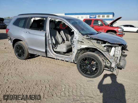 2021 Honda Pilot Special Edition with VIN 5FNYF6H23MB066124, listed as a Copart auction lot 56281095 with 42,825 mi miles and Salvage title. Bid and sale history available at DreamBid. Image 4.