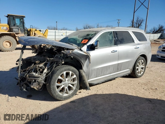 2016 Dodge Durango Citadel Anodized Platinum z VIN 1C4RDHEG9GC387026, wystawiony jako Copart lot #46730445 z przebiegiem Nie podano mil oraz Szkoda całkowita • Salvage title. Historia ofert i sprzedaży dostępna na DreamBid. Obrazek 1.