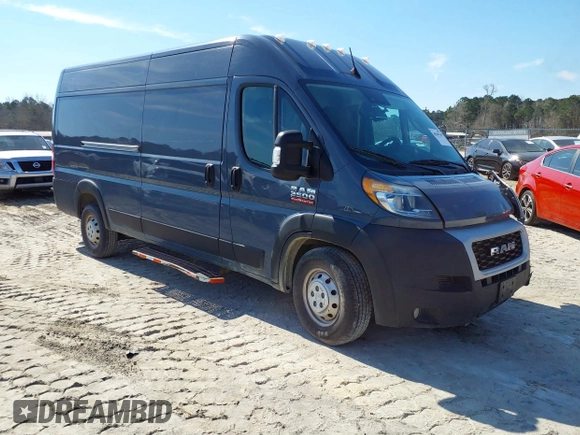 2022 Ram ProMaster Cargo with VIN 3C6MRVJG6NE116762, listed as a IAAI auction lot 40549769 with 77,027 mi miles and . Bid and sale history available at DreamBid. Image 1.