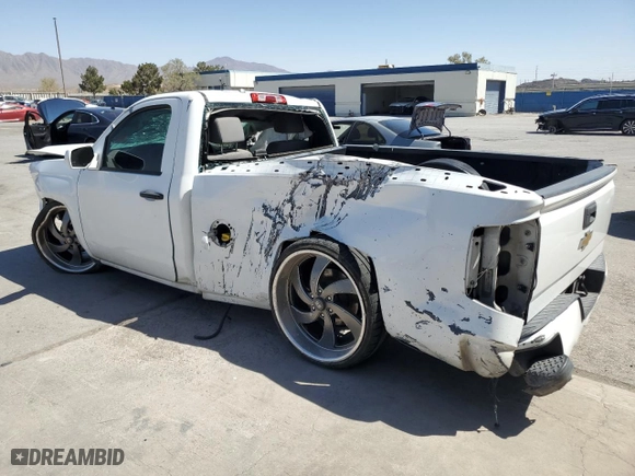 2014 Chevrolet Silverado 1500 Work Truck with VIN 1GCNCPEH0EZ172780, listed as a Copart auction lot 53089975 with 153,549 mi miles and Salvage Title. Bid and sale history available at carsss.com. Image 2.
