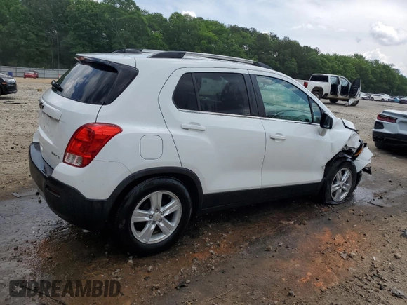2016 Chevrolet Trax LT z VIN KL7CJLSB7GB540080, wystawiony jako Copart lot #55116305 z przebiegiem 42 811 mil mil oraz Szkoda całkowita • Salvage title. Historia ofert i sprzedaży dostępna na DreamBid. Obrazek 3.