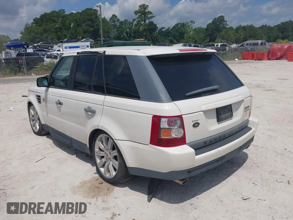 2008 Land Rover Range Rover Sport SC with VIN SALSH23408A186987, listed as a IAAI auction lot 42390761 with Not provided miles and . Bid and sale history available at DreamBid. Image 3.