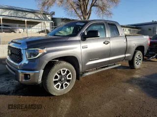 2021 Toyota Tundra SR with VIN 5TFUY5F15MX038666, listed as a Copart auction lot 44059845 with 104,418 mi miles and Salvage title. Bid and sale history available at DreamBid. Image 1.