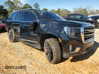 2021 GMC Yukon SLT with VIN 1GKS1BKD3MR428152, listed as a Copart auction lot 88805735 with 62,949 mi miles and Salvage Title. Bid and sale history available at carsss.com. Image 4.