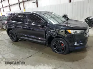 2019 Ford Edge SEL with VIN 2FMPK3J98KBC40336, listed as a Copart auction lot 41475595 with 152,452 mi miles and Salvage Title. Bid and sale history available at carsss.com. Image 4.