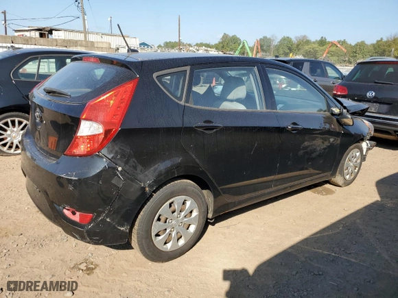 2015 Hyundai Accent GS with VIN KMHCT5AE7FU215996, listed as a Copart auction lot 71255424 with 212,160 mi miles and Salvage Title. Bid and sale history available at carsss.com. Image 3.