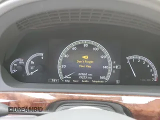 2010 Mercedes-Benz S 400 with VIN WDDNG9FB4AA290503, listed as a Copart auction lot 68741204 with 75,223 mi miles and Salvage Title. Bid and sale history available at DreamBid. Image 9.