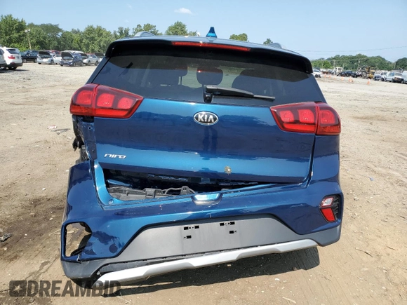 2020 Kia Niro LX with VIN KNDCB3LC9L5396418, listed as a Copart auction lot 62773713 with 83,064 mi miles and Salvage Title. Bid and sale history available at DreamBid. Image 6.