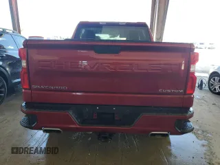2020 Chevrolet Silverado 1500 Custom with VIN 3GCPWBEF2LG152545, listed as a Copart auction lot 50249955 with 96,417 mi miles and Salvage Title. Bid and sale history available at carsss.com. Image 6.