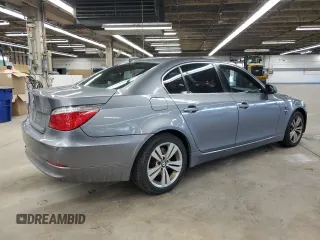 2010 BMW 5 Series 528i xDrive with VIN WBANV1C59AC157284, listed as a Copart auction lot 47146375 with 168,240 mi miles and Clean Title. Bid and sale history available at carsss.com. Image 3.