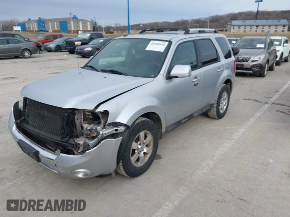 2011 Ford Escape Limited with VIN 1FMCU9E7XBKB43374, listed as a IAAI auction lot 41518116 with 151,444 mi miles and . Bid and sale history available at DreamBid. Image 2.