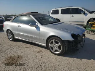2006 Mercedes-Benz CLK 500 with VIN WDBTK75G86T065996, listed as a Copart auction lot 75387094 with 95,005 mi miles and Salvage Title. Bid and sale history available at DreamBid. Image 4.