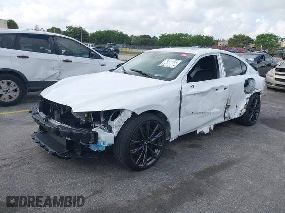 2024 Lexus IS 350 F Sport z VIN JTHBZ1B23R5080900, wystawiony jako IAAI lot #41435528 z przebiegiem 4 239 mil mil oraz . Historia ofert i sprzedaży dostępna na DreamBid. Obrazek 2.