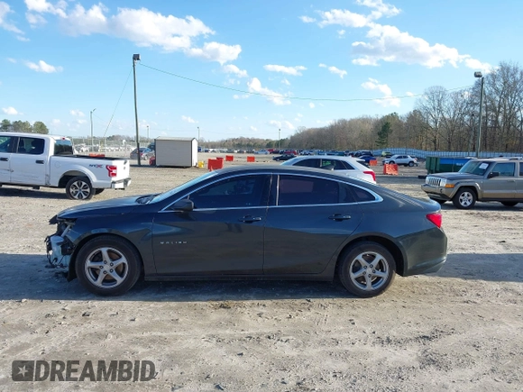 2017 Chevrolet Malibu LS with VIN 1G1ZB5ST7HF291958, listed as a IAAI auction lot 41214988 with 173,385 mi miles and . Bid and sale history available at DreamBid. Image 15.