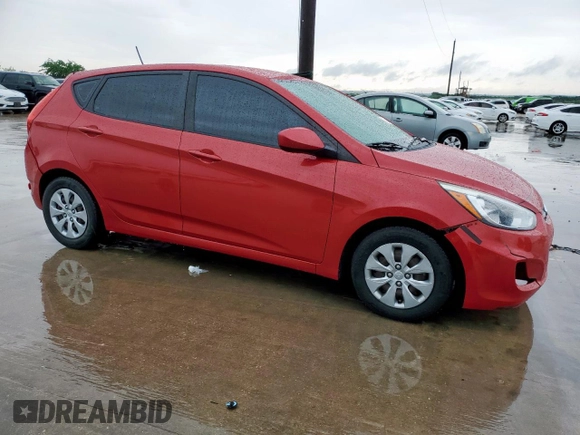 2017 Hyundai Accent SE with VIN KMHCT5AEXHU316064, listed as a Copart auction lot 55695365 with 190,703 mi miles and Salvage Title. Bid and sale history available at DreamBid. Image 4.