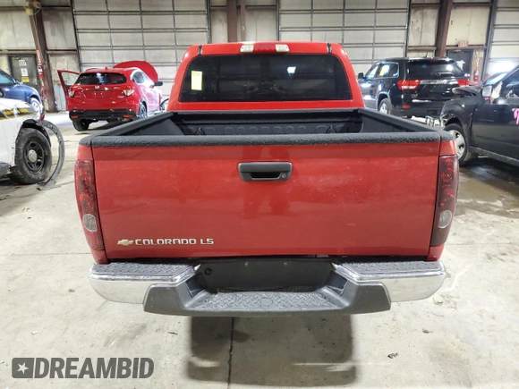2005 Chevrolet Colorado 1SC LS Z85 with VIN 1GCCS136958236877, listed as a Copart auction lot 47649805 with 103,957 mi miles and Salvage Title. Bid and sale history available at carsss.com. Image 6.