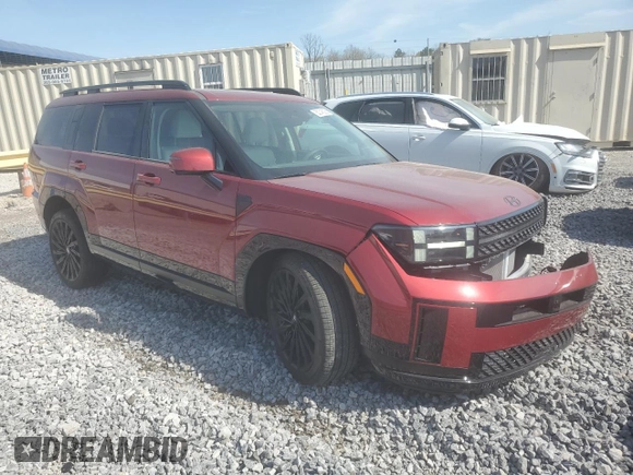 2024 Hyundai Santa Fe Calligraphy z VIN 5NMP54GL5RH044368, wystawiony jako Copart lot #50746225 z przebiegiem 8 709 mil mil oraz Szkoda całkowita • Salvage title. Historia ofert i sprzedaży dostępna na DreamBid. Obrazek 4.