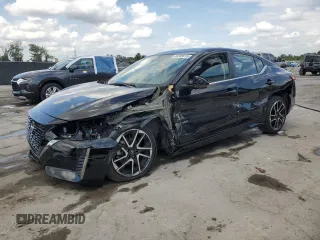 2024 Nissan Sentra SR with VIN 3N1AB8DV5RY335778, listed as a Copart auction lot 55309915 with 28,255 mi miles and Non repairable. Bid and sale history available at DreamBid. Image 1.