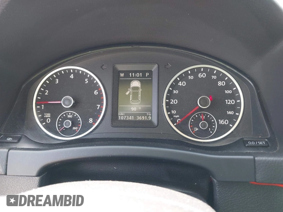 2011 Volkswagen Tiguan SEL w/Premium Navi with VIN WVGAV7AX0BW550059, listed as a IAAI auction lot 42071719 with 107,341 mi miles and . Bid and sale history available at DreamBid. Image 7.