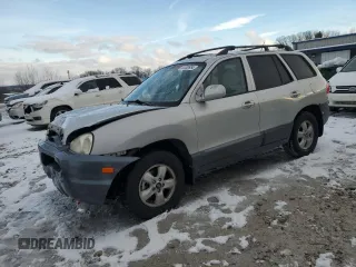 2005 Hyundai Santa Fe GLS with VIN KM8SC13D25U885124, listed as a Copart auction lot 82380954 with 139,606 mi miles and Clean Title. Bid and sale history available at carsss.com. Image 1.