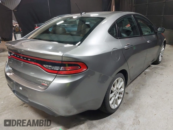 2013 Dodge Dart Limited with VIN 1C3CDFCH5DD273119, listed as a IAAI auction lot 41709279 with 72,229 mi miles. Bid and sale history available at carsss.com. Image 4.