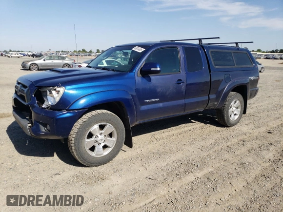 2014 Toyota Tacoma with VIN 5TFUU4EN4EX093945, listed as a Copart auction lot 58975405 with 111,695 mi miles and Salvage title. Bid and sale history available at DreamBid. Image 1.