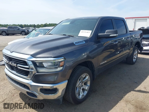 2019 Ram 1500 Big Horn z VIN 1C6RRFFG8KN743717, wystawiony jako IAAI lot #40321463 z przebiegiem 89 387 mil mil oraz . Historia ofert i sprzedaży dostępna na DreamBid. Obrazek 2.