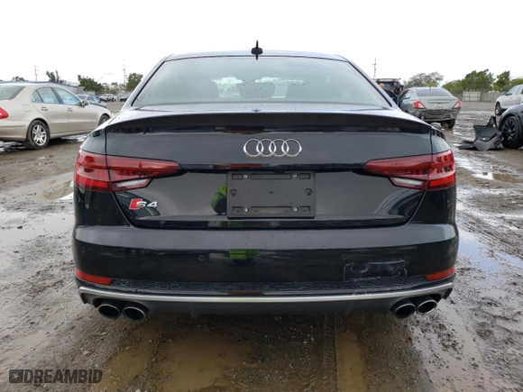 2018 Audi S4 Prestige with VIN WAUC4AF48JA022645, listed as a Copart auction lot 37269253 with 42,041 mi miles. Bid and sale history available at carsss.com. Image 6.