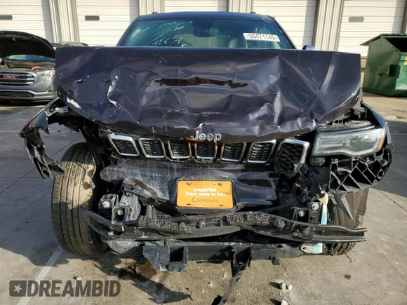 2021 Jeep Grand Cherokee Limited with VIN 1C4RJFBG4MC710072, listed as a Copart auction lot 55471145 with 65,738 mi miles and Salvage title. Bid and sale history available at DreamBid. Image 5.