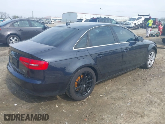 2013 Audi A4 Premium с VIN WAUBFAFLXDN005355, выставлен на аукционе IAAI как лот 41777434 с пробегом 173 481 миль миль и . История ставок и продаж доступна на DreamBid. Изображение 4.
