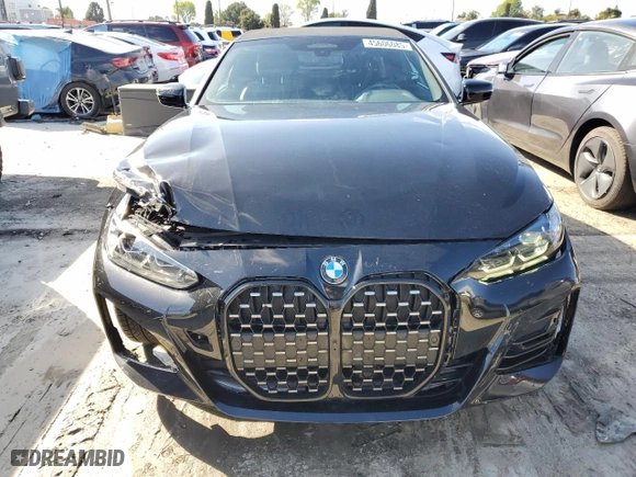 2023 BMW 4 Series 430i with VIN WBA23AT02PCL61138, listed as a Copart auction lot 45606085 with 18,698 mi miles and Salvage Title. Bid and sale history available at carsss.com. Image 5.