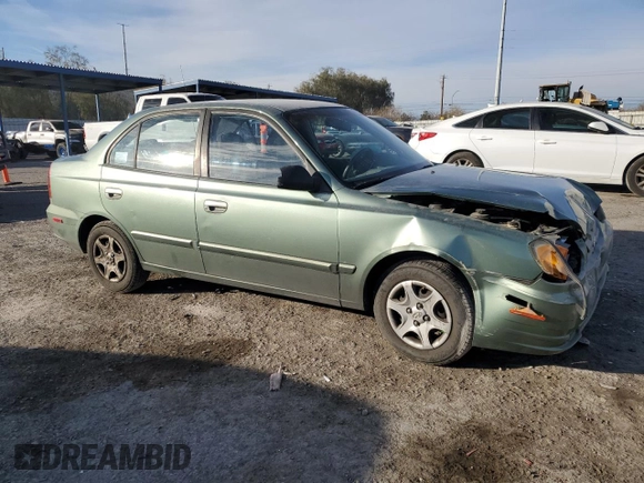2004 Hyundai Accent GL with VIN KMHCG45C44U531828, listed as a Copart auction lot 86428134 with 92,054 mi miles and Salvage Title. Bid and sale history available at carsss.com. Image 4.