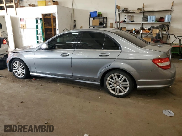 2009 Mercedes-Benz C 300 Sport with VIN WDDGF54X19F210169, listed as a Copart auction lot 61341655 with 190,275 mi miles and Salvage title. Bid and sale history available at DreamBid. Image 2.