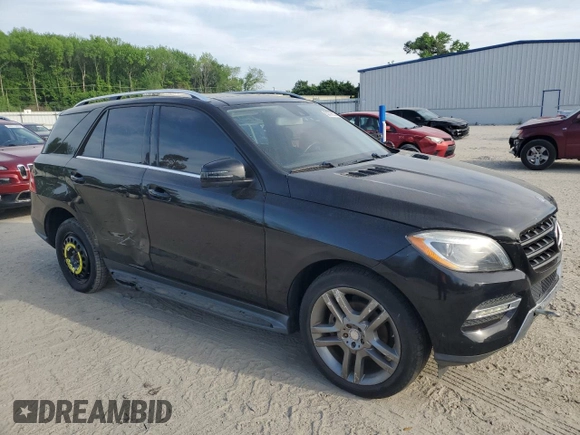 2014 Mercedes-Benz M 350 with VIN 4JGDA5HB8EA322738, listed as a Copart auction lot 53379015 with 173,565 mi miles and Clean Title. Bid and sale history available at DreamBid. Image 4.