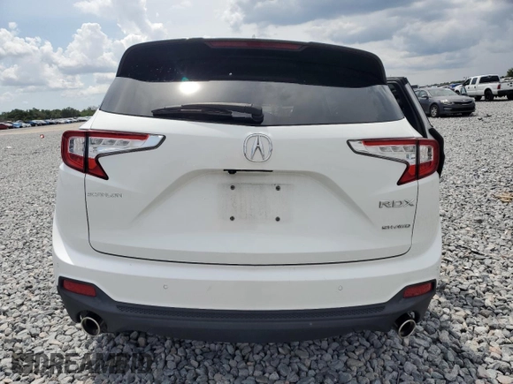2021 Acura RDX Technology with VIN 5J8TC2H55ML025126, listed as a Copart auction lot 55980445 with 37,020 mi miles and Non repairable. Bid and sale history available at DreamBid. Image 6.
