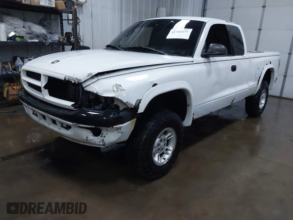 1998 Dodge Dakota SLT with VIN 1B7GG22Y1WS637629, listed as a IAAI auction lot 41781675 with 181,590 mi miles. Bid and sale history available at carsss.com. Image 23.