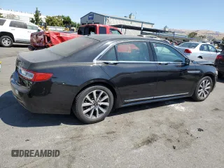 2017 Lincoln Continental Livery with VIN 1LN6L9HK5H5601586, listed as a Copart auction lot 63629144 with 91,068 mi miles and Salvage Title. Bid and sale history available at carsss.com. Image 3.