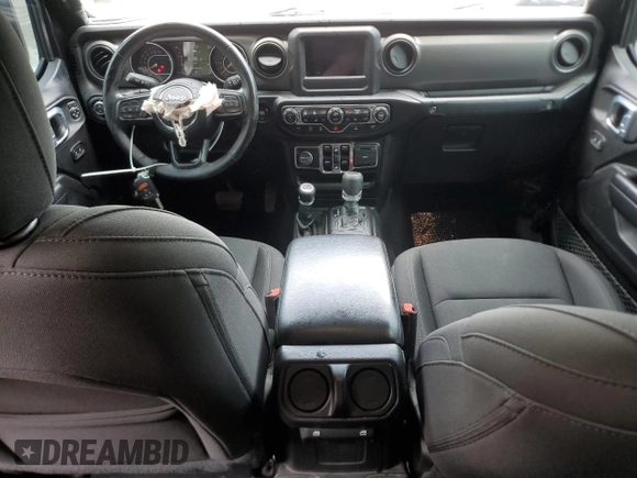 2021 Jeep Gladiator Sport S with VIN 1C6JJTAG4ML583148, listed as a Copart auction lot 59790835 with 48,623 mi miles and Salvage title. Bid and sale history available at DreamBid. Image 8.