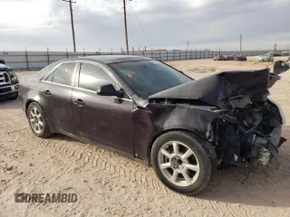 2009 Cadillac CTS RWD w/1SA with VIN 1G6DF577790144032, listed as a Copart auction lot 86956254 with 0 mi miles and Salvage Title. Bid and sale history available at carsss.com. Image 4.